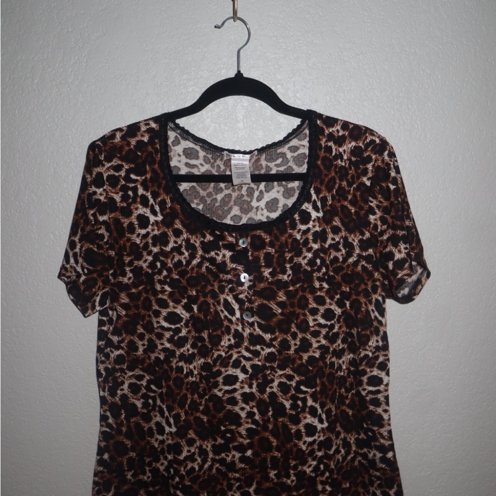 Leopard Print Women's Top